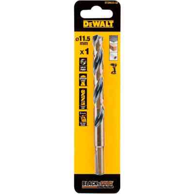 Сверло DeWALT по металлу Black & Gold,HSS-G, 11.5 х 142 х 94 мм (DT20533) Винница