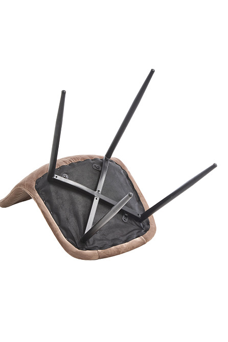 Стілець Яріс чорний/велюр бежевий, Bluvel-40 Киев - изображение 7