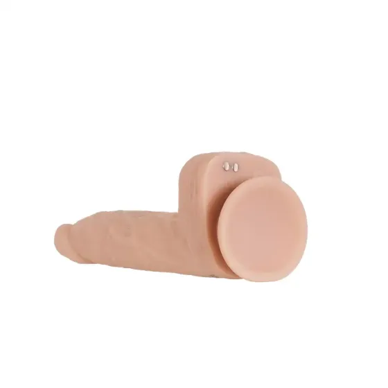 Фалоімітатор із пульсацією Addiction Naked Addiction 8.5” Thruster - Vanilla Львов