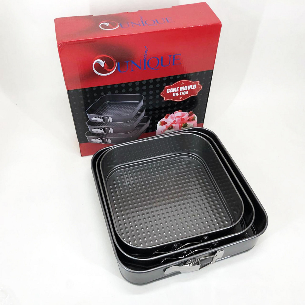 Форма для выпечки круг професиональная Unique, Стальная форма выпечки для пирога Кольца выпекания NJ-94 Львов - изображение 10