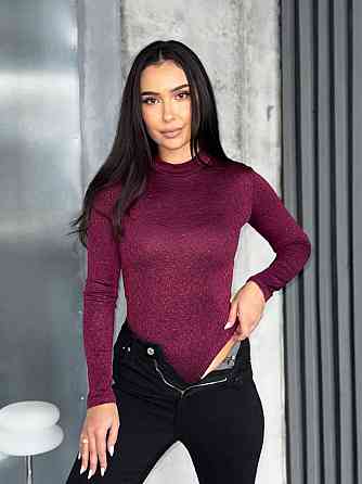 Жіночий стильний сяючий боді  фукра з блискітками Одеса