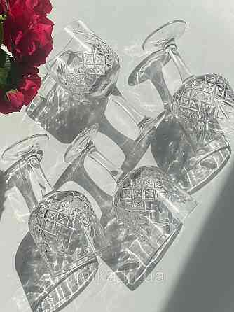 Набір келихів для вина коктейлю 6 шт "Мальбек" 430 мл 9х19 см товсте скло прозоре Київ