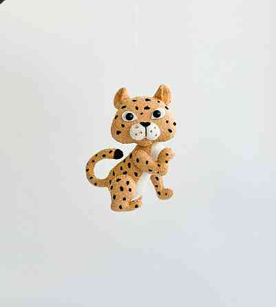 М’яка фетрова іграшка гепард ручної роботи – безпечна розвиваюча Київ