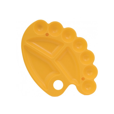 Палітра для малювання Economix Міні овальна, жовта (E81189-05) Вінниця - фото 1