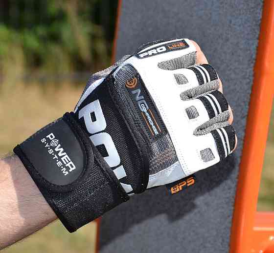 Рукавички для фітнесу Power System PS-2700 No Compromise Grey/White XL Каменское