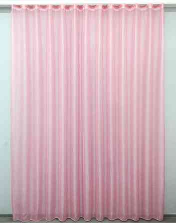 Тюль VR-Textil 1302т Батист с люрексовой нитью Розовый 300х250 см (42-0832) Киев