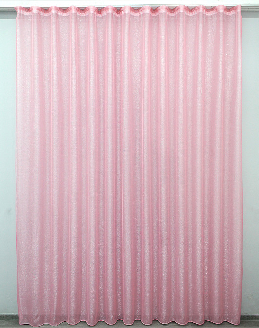 Тюль VR-Textil 1302т Батист с люрексовой нитью Розовый 300х250 см (42-0832) Киев - изображение 3