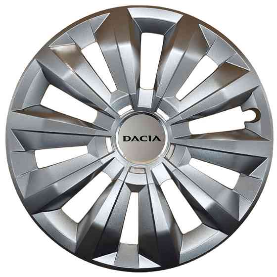 Автомобильные модельные колпаки R16 Dacia 434 4шт, SJS, серебристые Киев