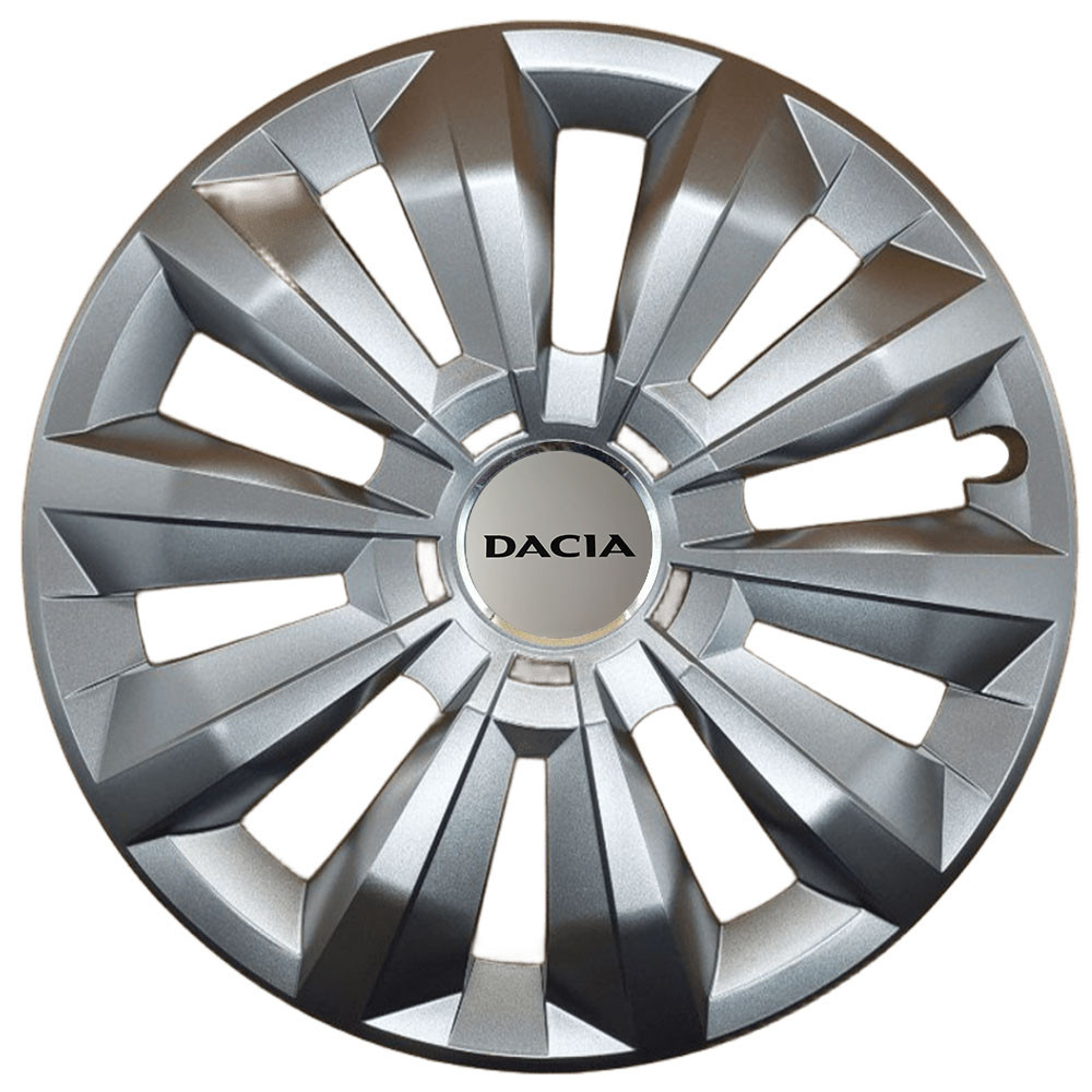 Автомобильные модельные колпаки R16 Dacia 434 4шт, SJS, серебристые Киев - изображение 1