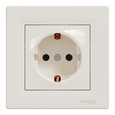 Розетка Schneider Electric ASFORA крем (EPH2900123) Винница - изображение 1