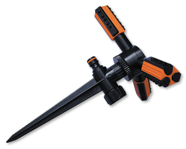 Дождеватель обертовий 3-х ріжковий, на кілочку ø13м BRADAS Польща Київ - фото 1