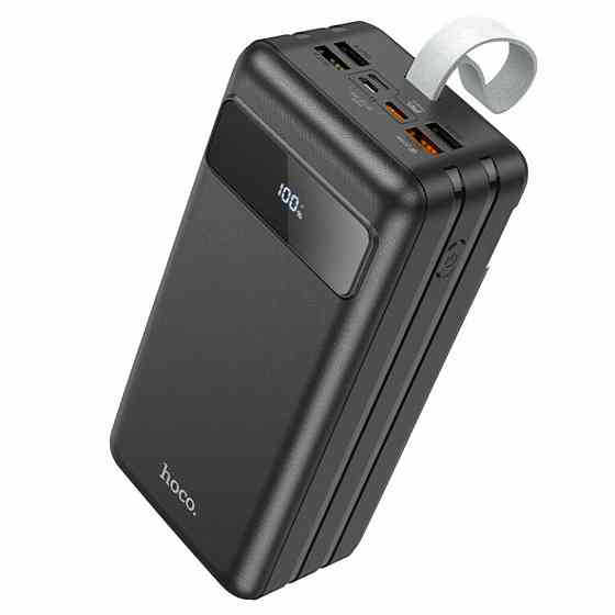 Зовнішній акумулятор HOCO J86B Electric 22.5W fully compatible power bank(60000mAh) Black Киев