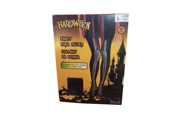 Колготки на Хелловін фосфорні жіночі 40 den чорний Київ