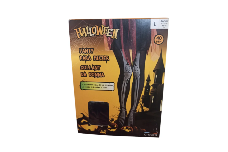 Колготки на Хелловін фосфорні жіночі 40 den чорний Київ - фото 2