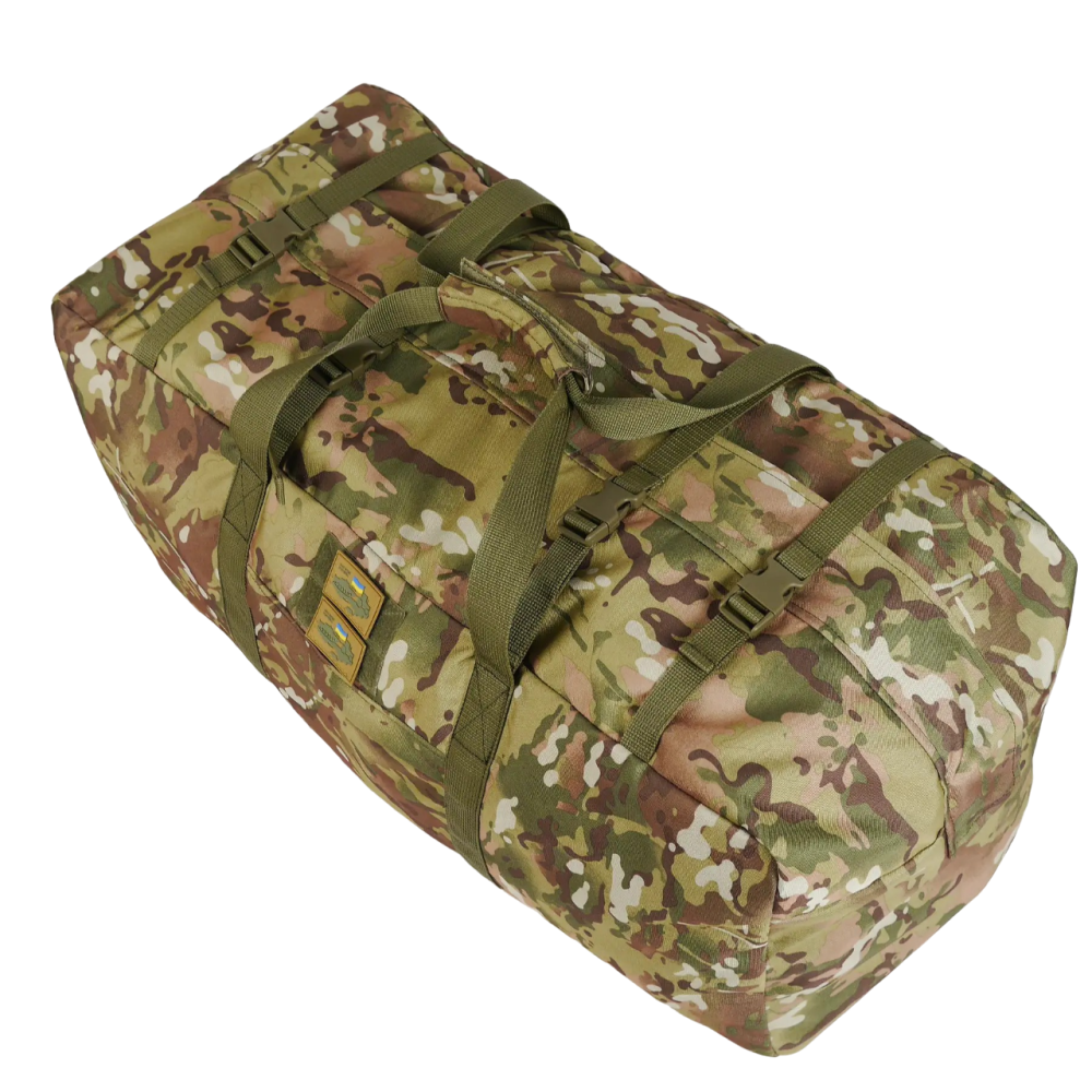 Сумка тактична 100л. Kiborg Military bag Multicam. Велика армійська сумка транспортна мультикам Київ - фото 7