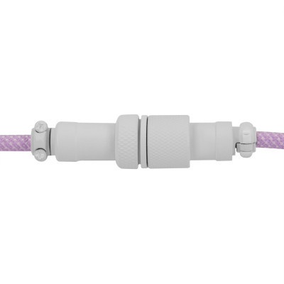 Дата кабель USB-C + USB A to USB-C 1.36m Coiled Aviator purple Keychron (CAB17_KEYCHRON) Винница - изображение 4