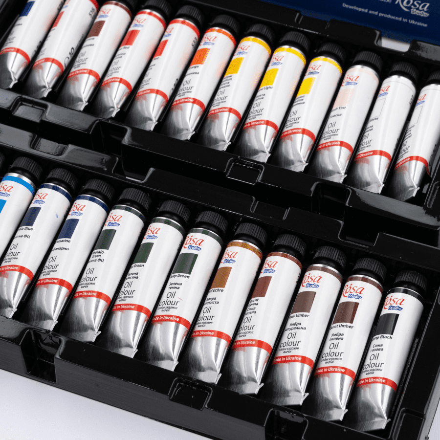 Набор масляных красок 24×10мл ROSA Studio Киев - изображение 5