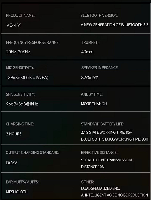 Бездротові ігрові навушники гарнітура з мікрофоном 2.4 vgn vxe v1 Київ - фото 1