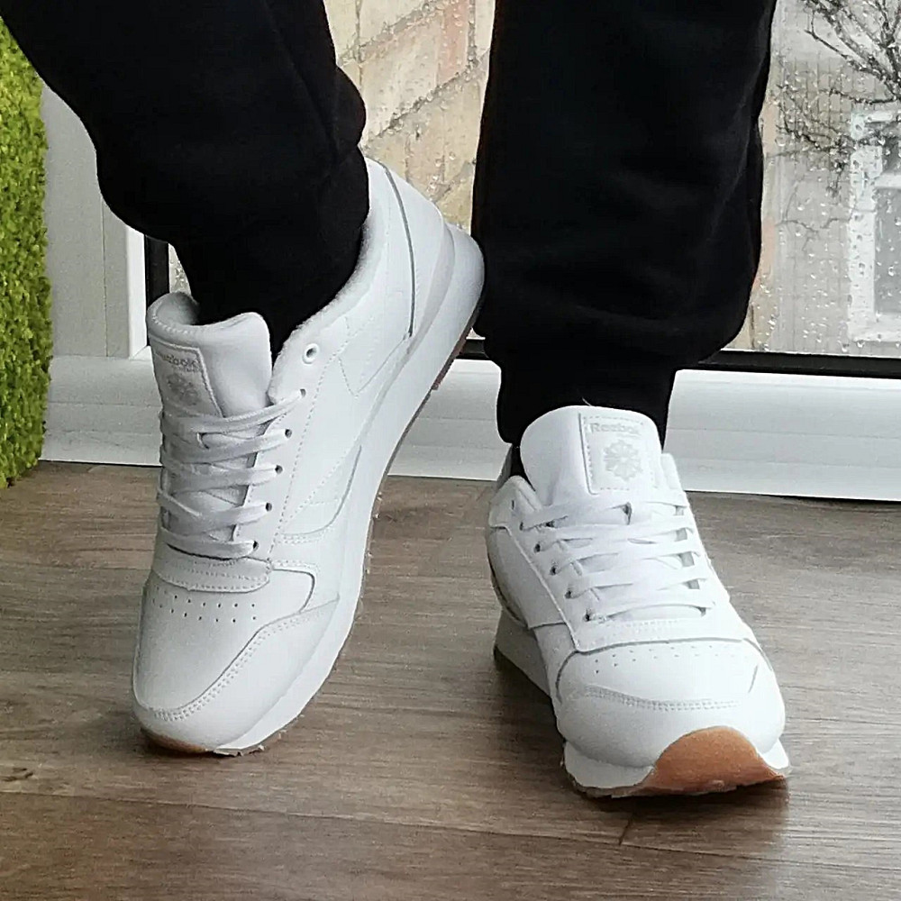 Женские Кроссовки Reebok Classic Белые Рибок Кожаные (размеры: 36,37,38,39,40,41,42,43) Днепр - изображение 8