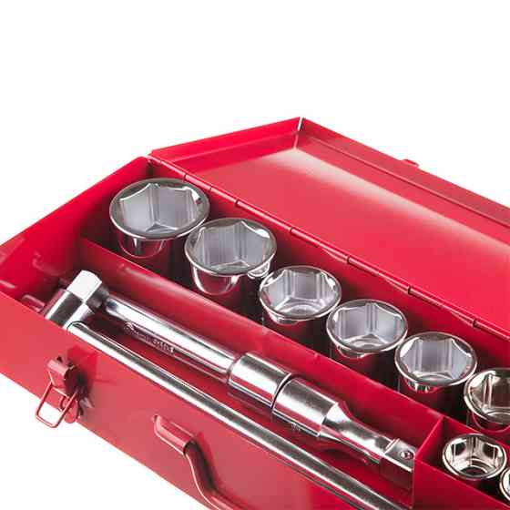 Набір інструментів INTERTOOL ET-6024 3/4 ", 20од (гол.19-50мм) металевий кейс - Надміцний набір Львів