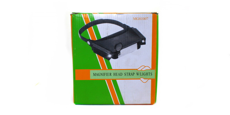 Лупа бинокулярная на голову с подсветкой Ridni MG81007-B Киев - изображение 2