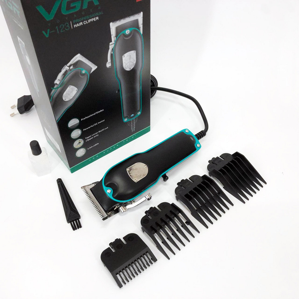 Машинка для стрижки волос и затылка VGR, Машинка для разных стрижек аккумуляторная KC-99 Львов - изображение 4
