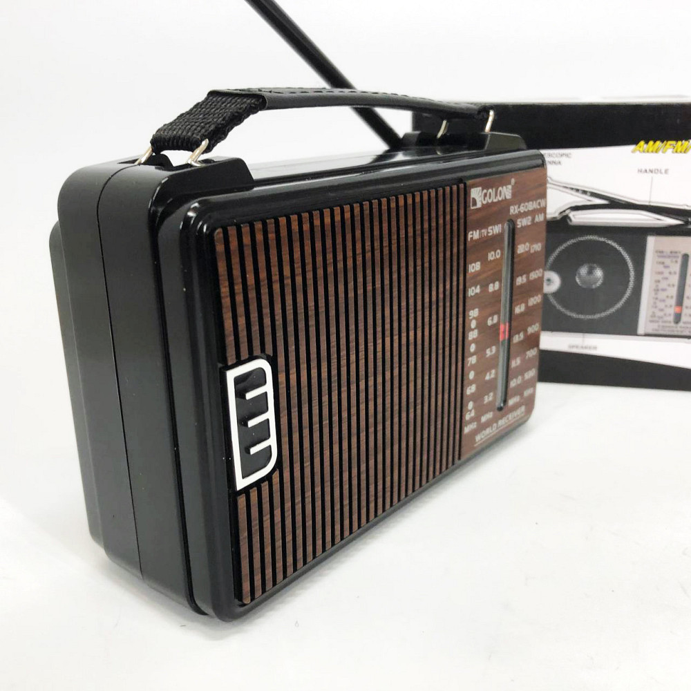 FM-радіоприймач GOLON, Радіо портативне переносне, Портативне радіо Приймач фм SY-33 Львів - фото 1