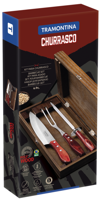 Набор для мяса Tramontina Barbecue, 3 предмета (7067749) Киев - изображение 2