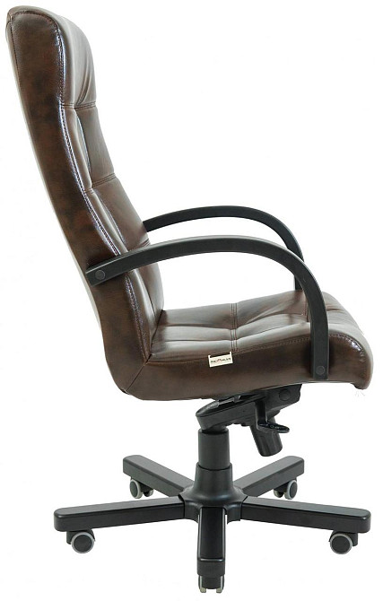 Офісне Крісло Керівника Richman Virginia Titan Dark Brown Wood М2 AnyFix Коричневий Київ - фото 3