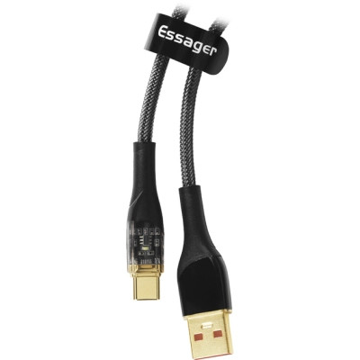 Дата кабель USB 2.0 AM to USB-C 2.0m 7A black Essager (EXCT-XJA01-P) Вінниця - фото 1