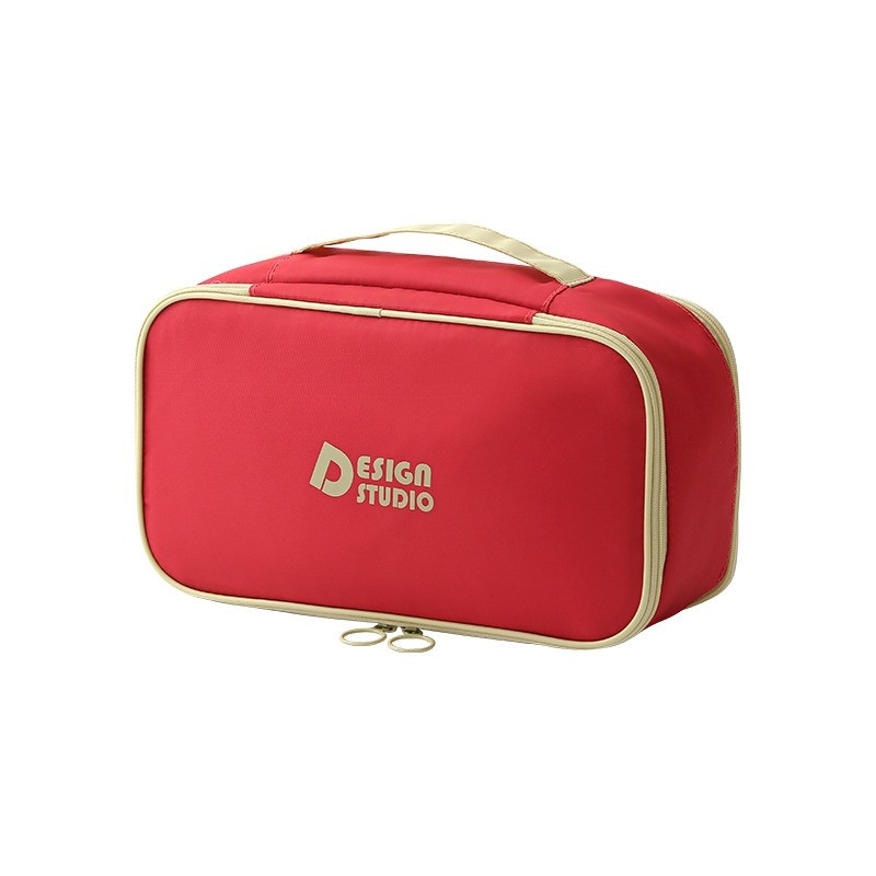 Сумочка для зберігання нижньої білизни, органайзер дорожній для подорожей, портативна сумка для білизни, червона Кам'янець-Подільський - фото 2