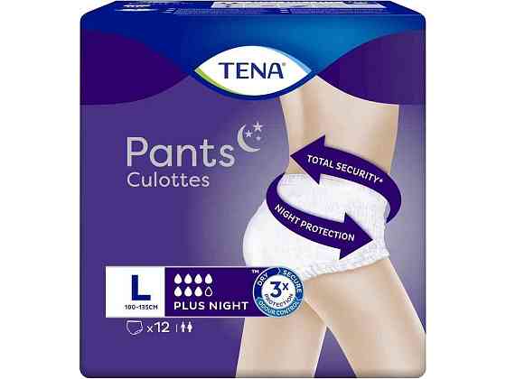 Підгузн-труси д/дорос Pants Plus Night L 12шт 7крап ТМ Tena Київ