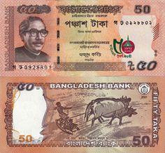 Bangladesh Бангладеш - 50 Taka 2021 UNC t.1 comm Полтава - фото 1