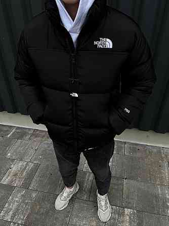 Чоловіча зимова чорна куртка the north face, пуховик зе норт фейс водонепроникний тепла куртка TNF Львів