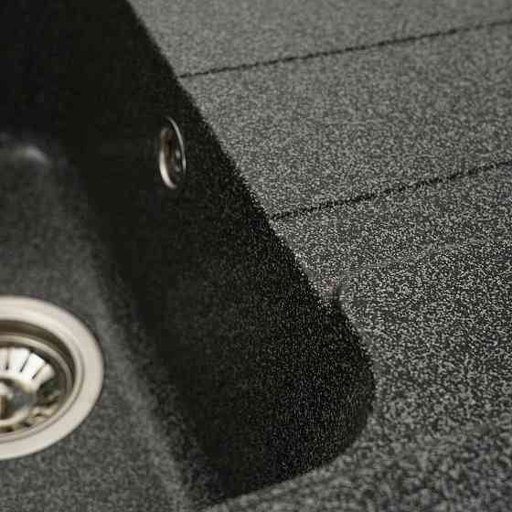 Гранитная мойка для кухни Platinum 7850 VERONA матовая Графит Киев