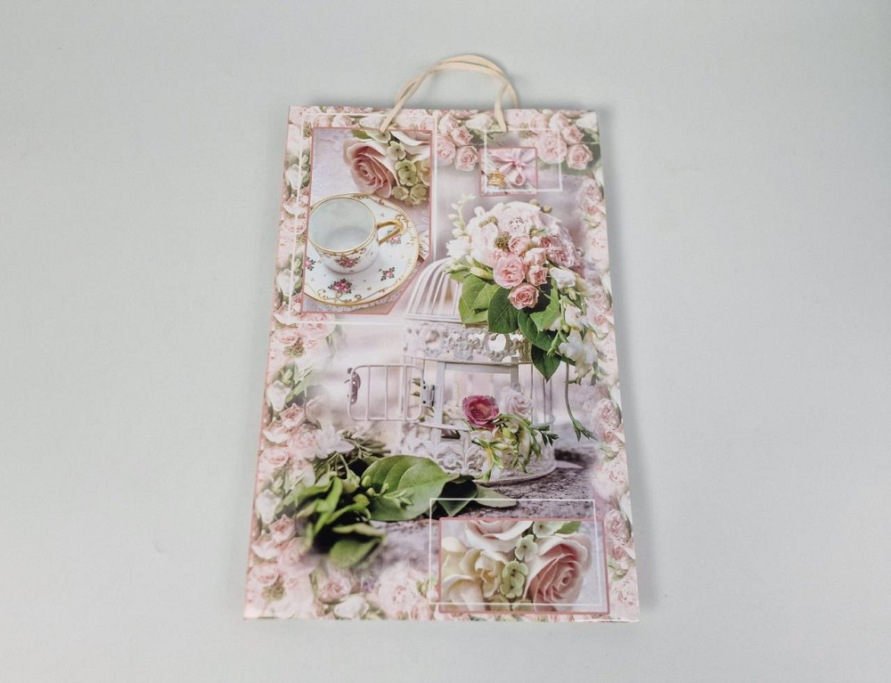 Большой бумажный пакет вертикальный  25/37/8(артBV-021) (12 шт) Харьков - изображение 2