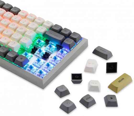 Клавіатура бездротова Motospeed SK84 Outemu Blue Grey (mtsk84mb) Сірий Харьков