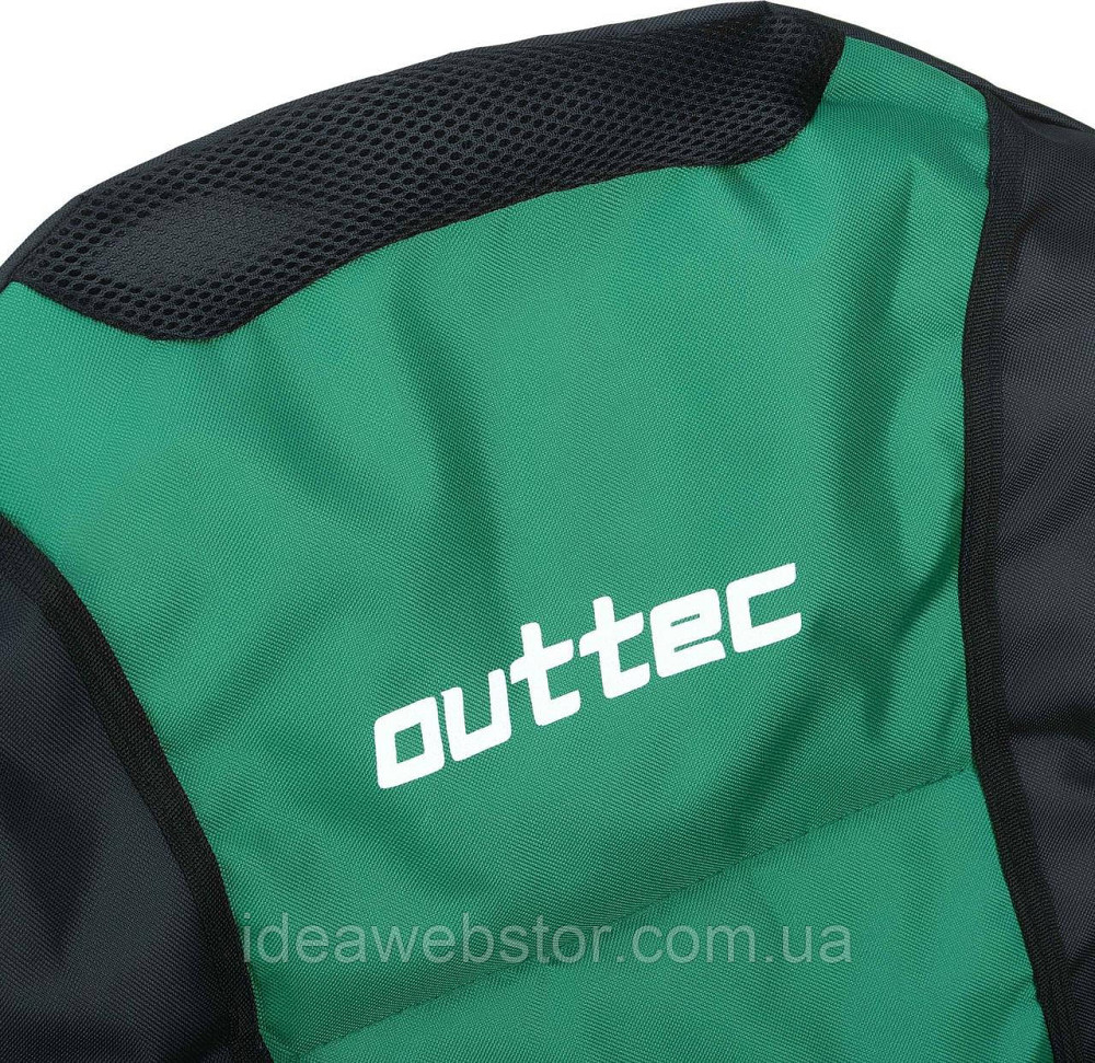 Кресло туристическое раскладное Outtec с чехлом черно-зеленый Киев - изображение 10