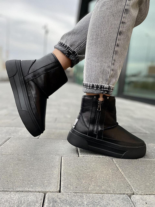 Marko Угги жіночі DE MARKO чорні натуральна шкіра зима 38р.39р. (4850) Коломия - фото 7