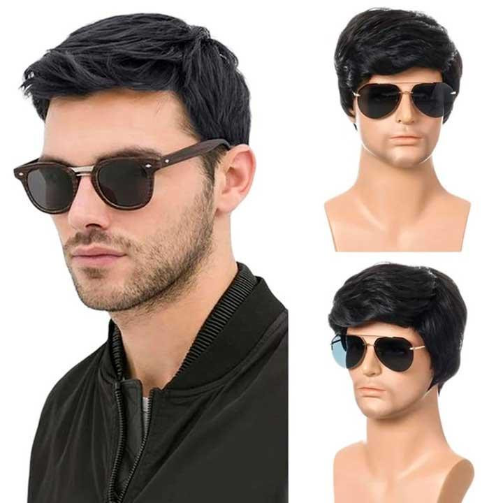 Парик мужской короткий Natural Black Винница - изображение 5