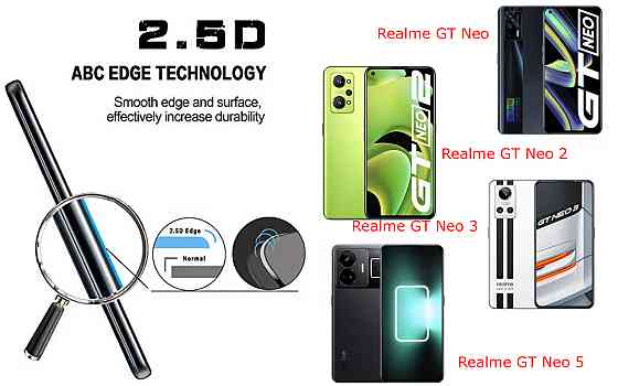 Захисне скло ArmorGlass для Realme GT Neo, GT Neo 2, GT Neo3, GT Neo5 – стійке до подряпин та ударів Київ