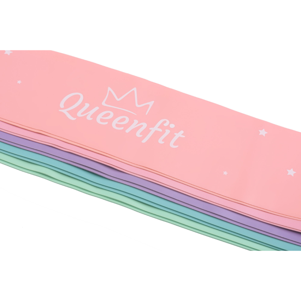 Набір резинок для фітнесу Queenfit 0,5-30кг Q-66109 Киев - изображение 5