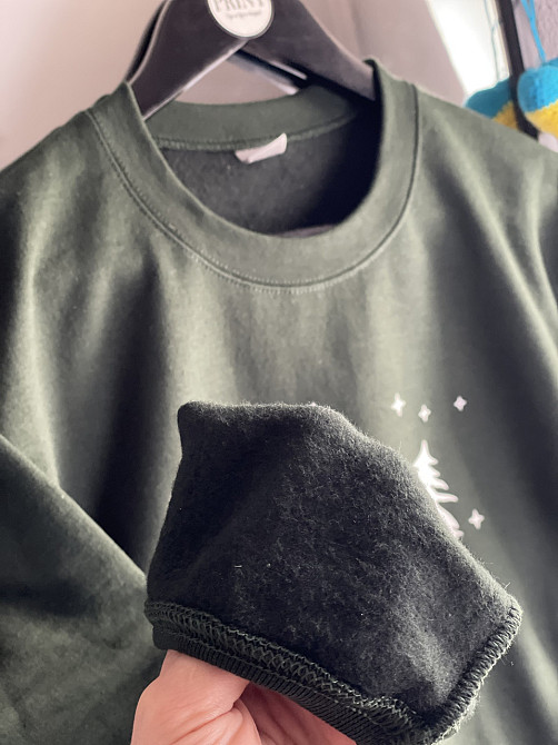 Новорічні парні світшоти "Санта на санях у лісі" Чернівці - фото 4