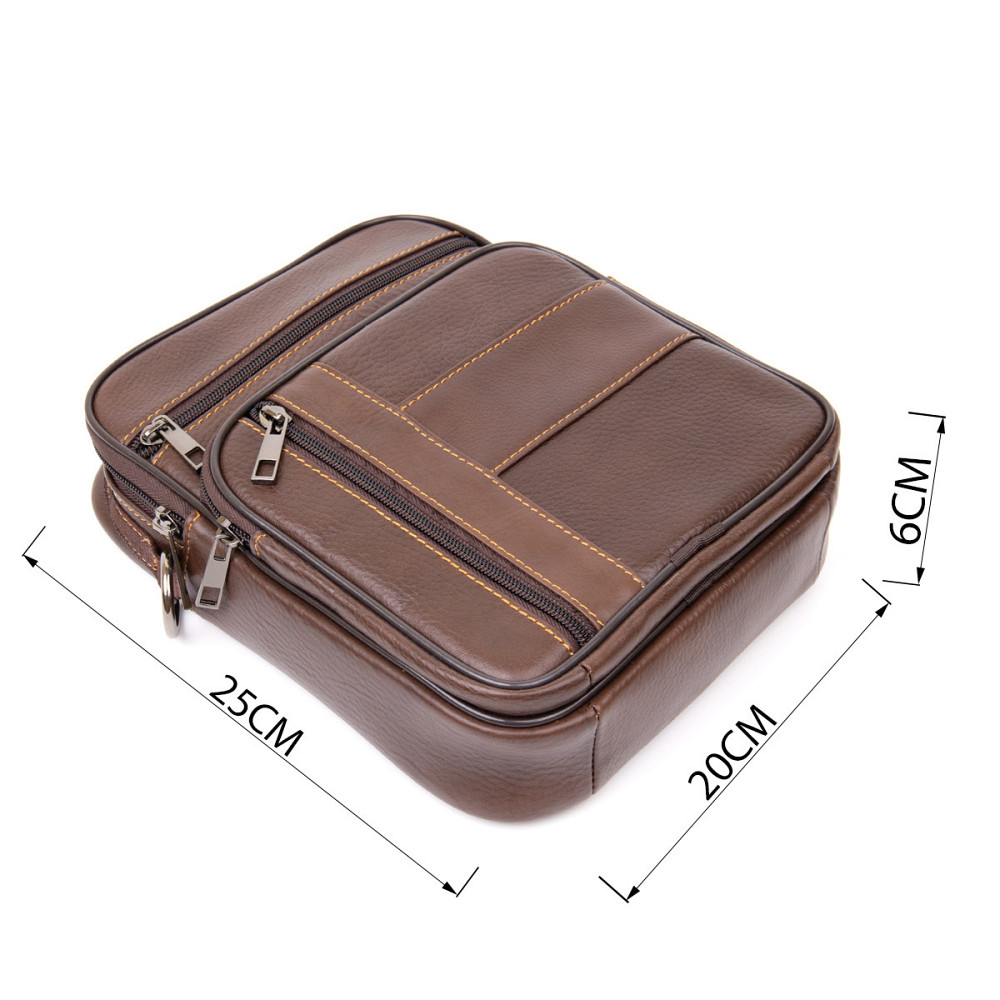 Мессенджер мужской Vintage 20434 Коричневый Киев - изображение 3