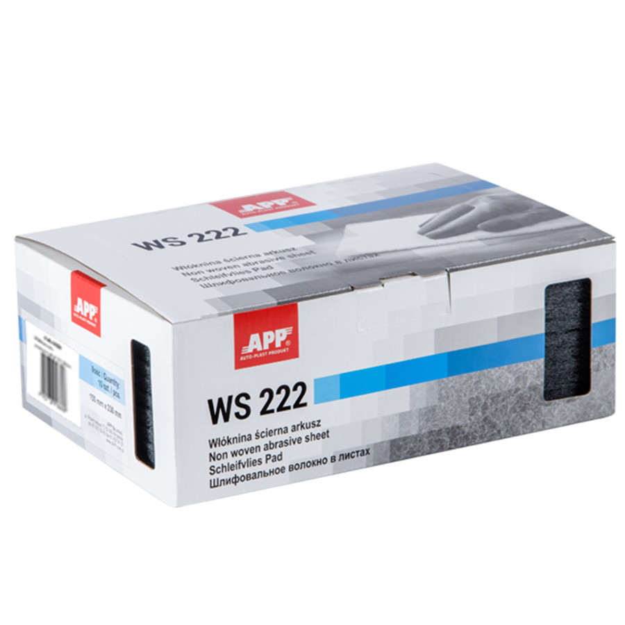Волокно абразивне APP (скотч-брайт), мілкозернисте (P600-800), сірий, 150x230мм, пачка-10шт, 06Z220 Київ - фото 1