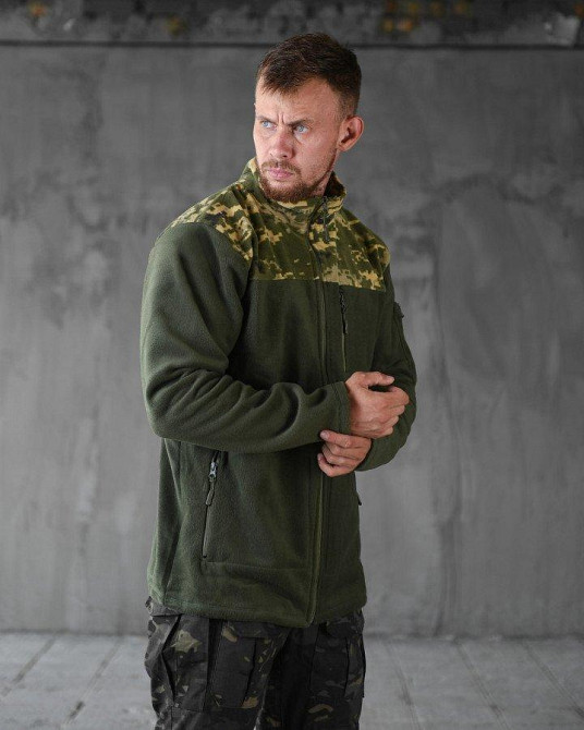 Тактическая флисовка койот пиксель  LOBO ВТ7475 Одесса - изображение 2