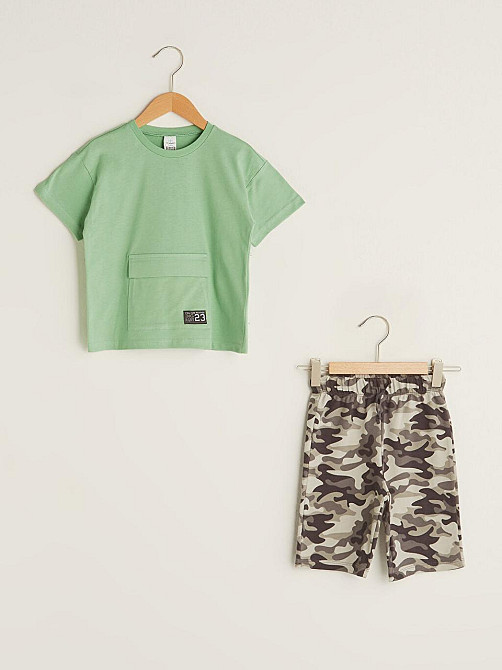 Дитячий Костюм для Хлопчика Футболка та Шорти Камуфляжні LC Waikiki 18-24 міс (86-92см) Київ - фото 6