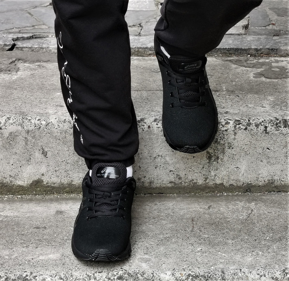 Кроссовки Asics GEL Чёрные Мужские Асикс Гель (размеры: 41,42,43,44,45,46) Видео Обзор Днепр - изображение 8