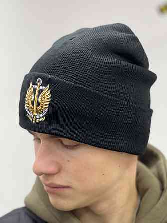 Шапка утеплена чорна Морська Піхота Черновцы