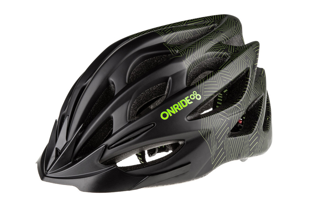 Шлем ONRIDE Mount черный/зеленый L (58-61 см) Бровары - изображение 1